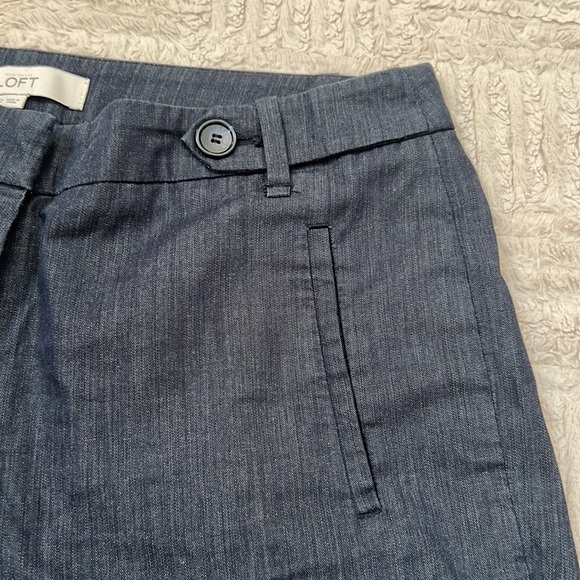 Ann Taylor LOFT button waist tab shorts size 2 EUC - Picture 8 of 16